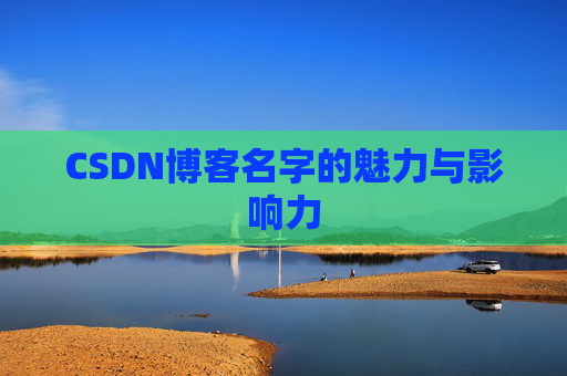 CSDN博客名字的魅力与影响力